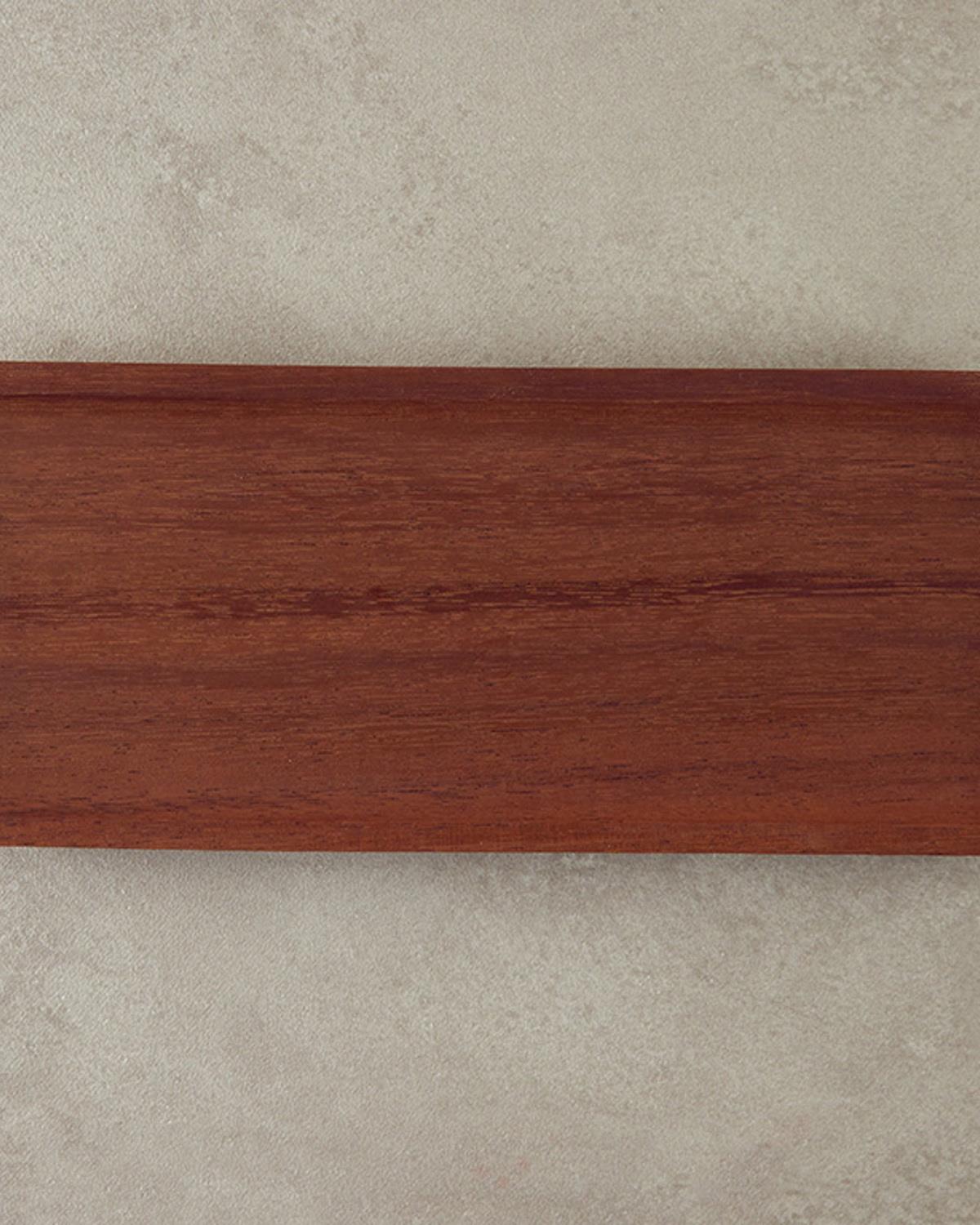 Wild Wood Walnut Rectangular Presenter 30x12 cm Brown