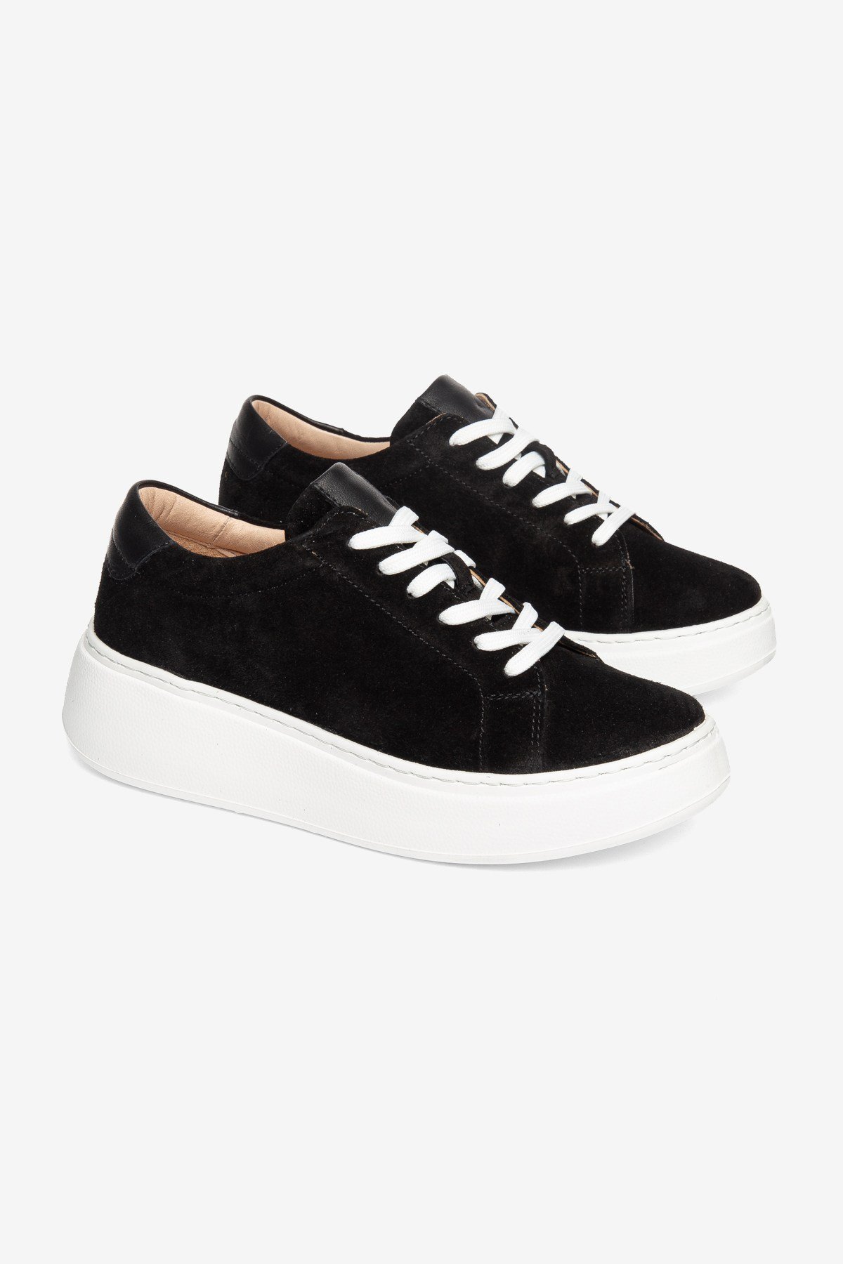 Nice Kadın Sneaker Deri Süet İçi Deri Comfort Yumuşak Taban