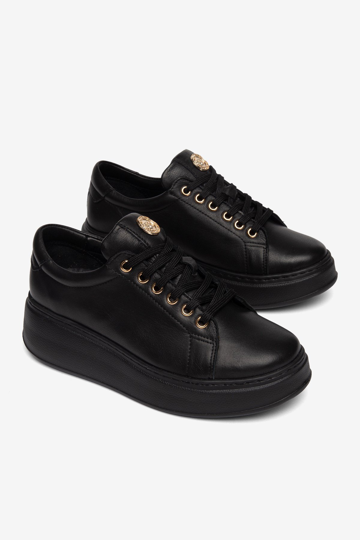 Paris Hakiki Deri Kadın Sneaker Comfort Yumuşak
