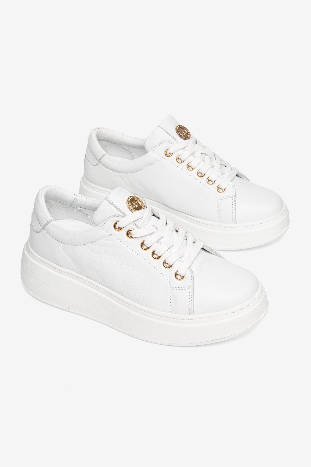 Paris Hakiki Deri Kadın Sneaker Comfort Yumuşak