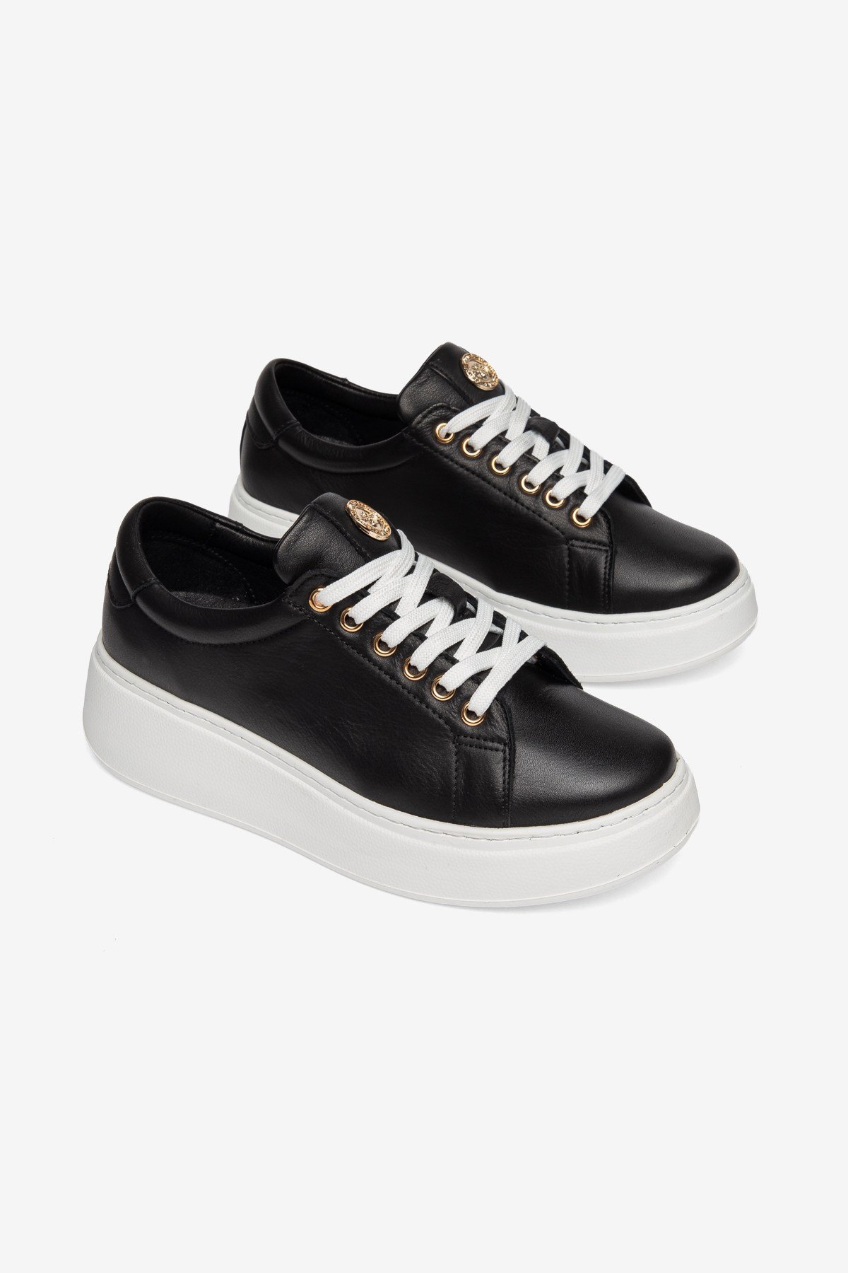 Paris Hakiki Deri Kadın Sneaker Comfort Yumuşak