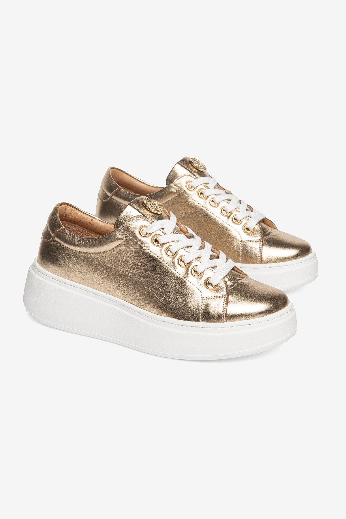 Paris Hakiki Deri Kadın Sneaker Comfort Yumuşak