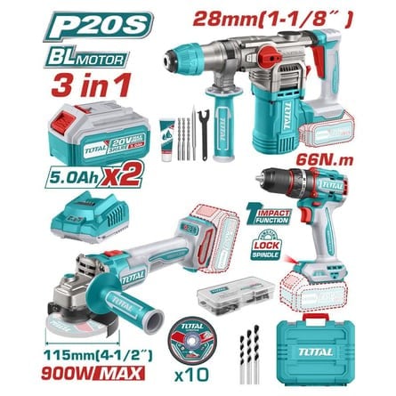 Total AVANTAJ SET - KIRICI DELİCİ, MATKAP, TAŞLAMA Total AVANTAJ SET - KIRICI DELİCİ, MATKAP, TAŞLAMA (TOSLI241183E)