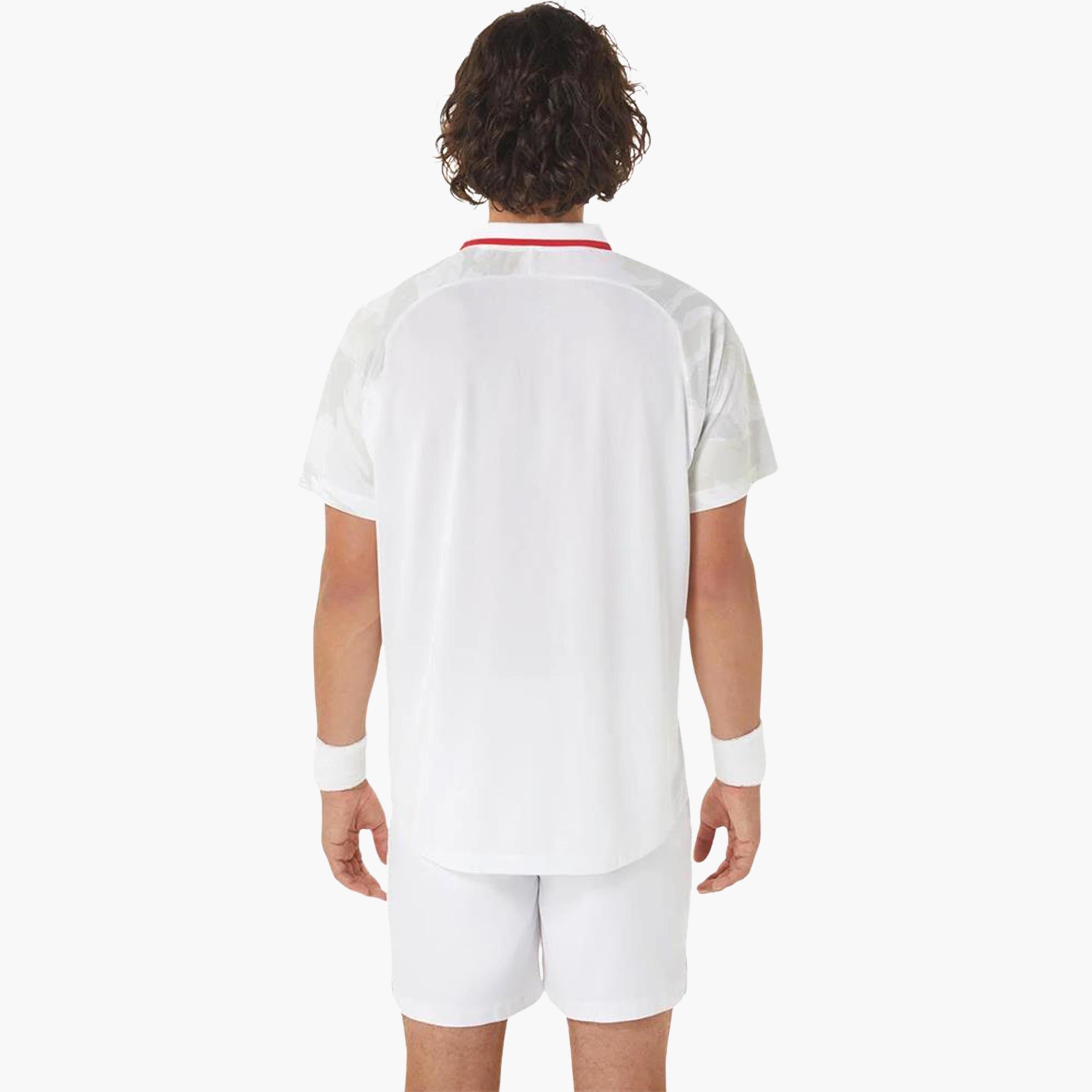 Asics Men Court Graphic Polo T-Shirt