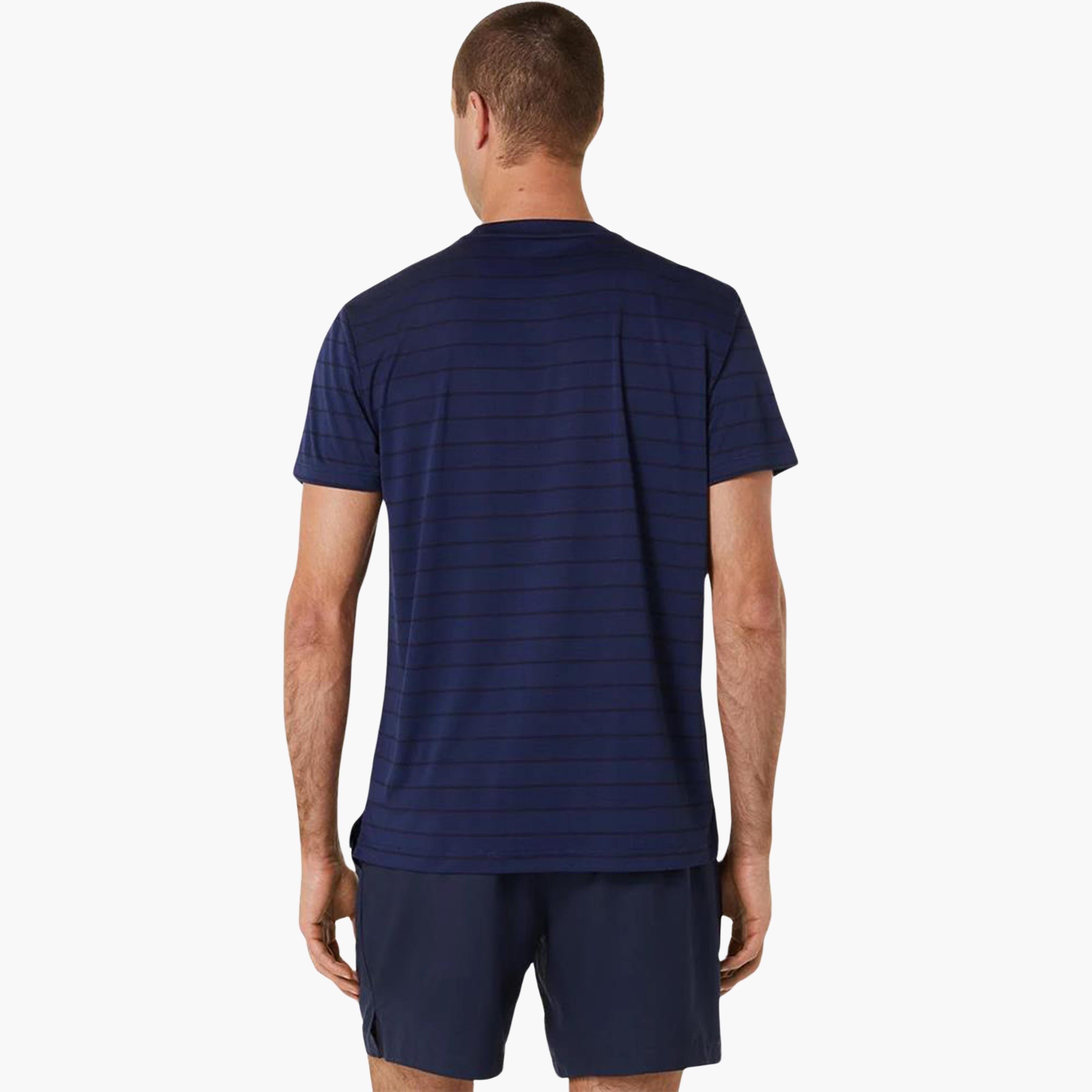 Asics Men Court Stripe SS Top