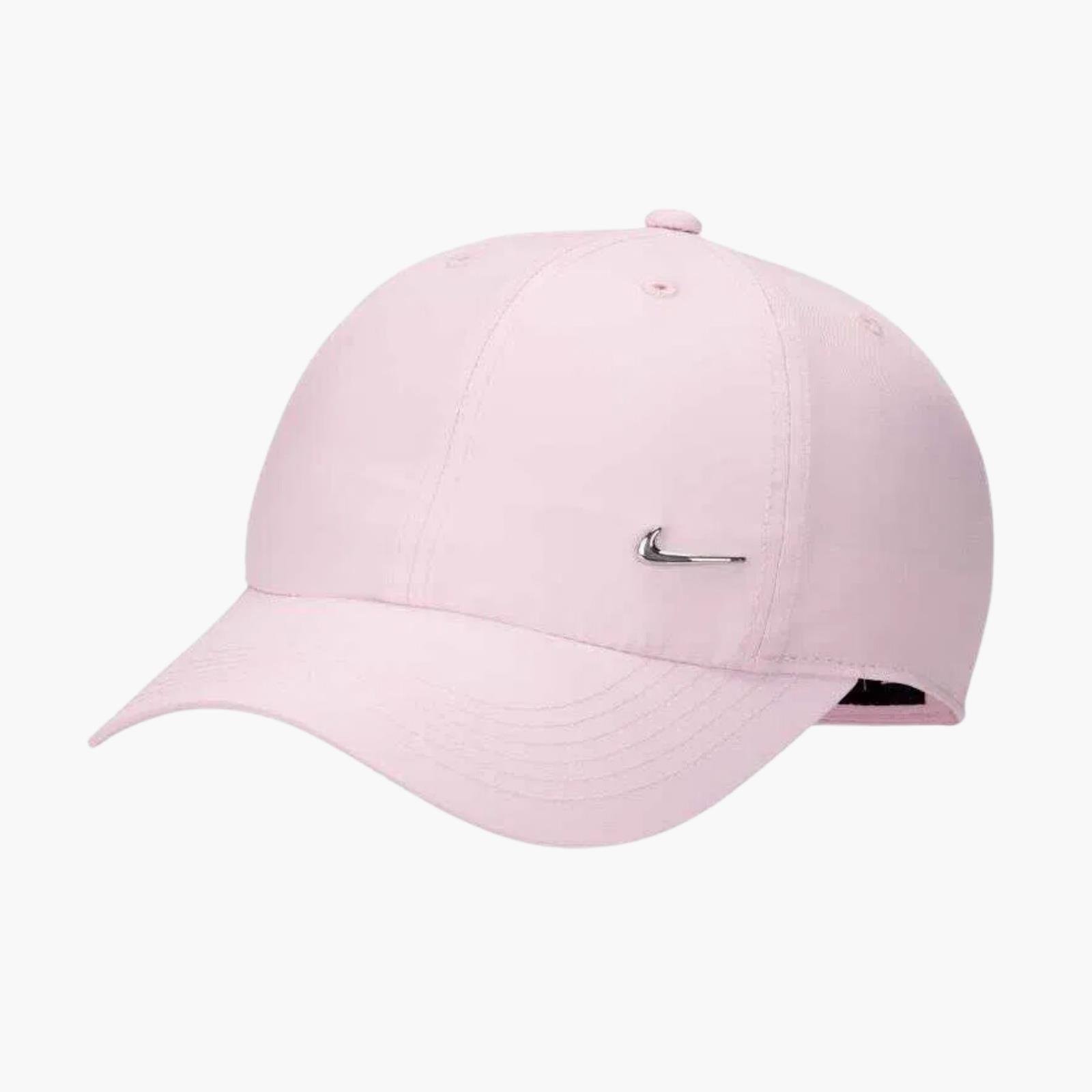 Nike Dri-FIT Club Yumuşak Metal Swoosh Çocuk Şapkası - Pembe