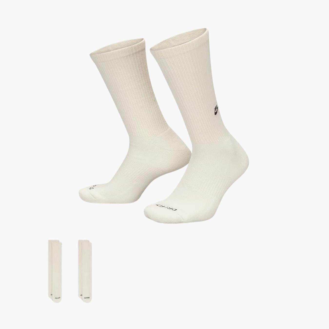 Nike Everyday Crew Yastıklamalı Unisex Çorap 2'li