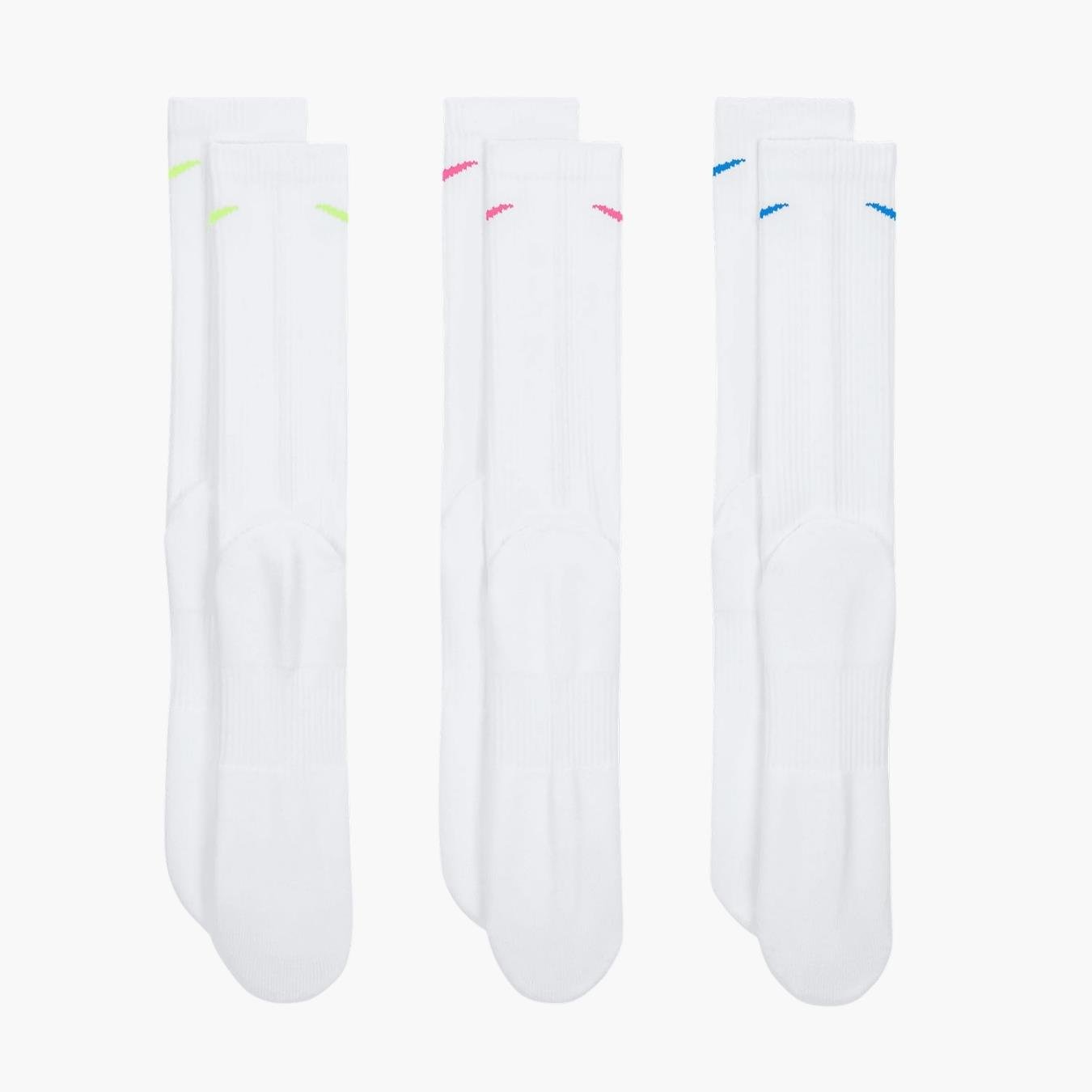 Nike Everyday Plus Cushioned Crew Antrenman Çorabı 3'lü