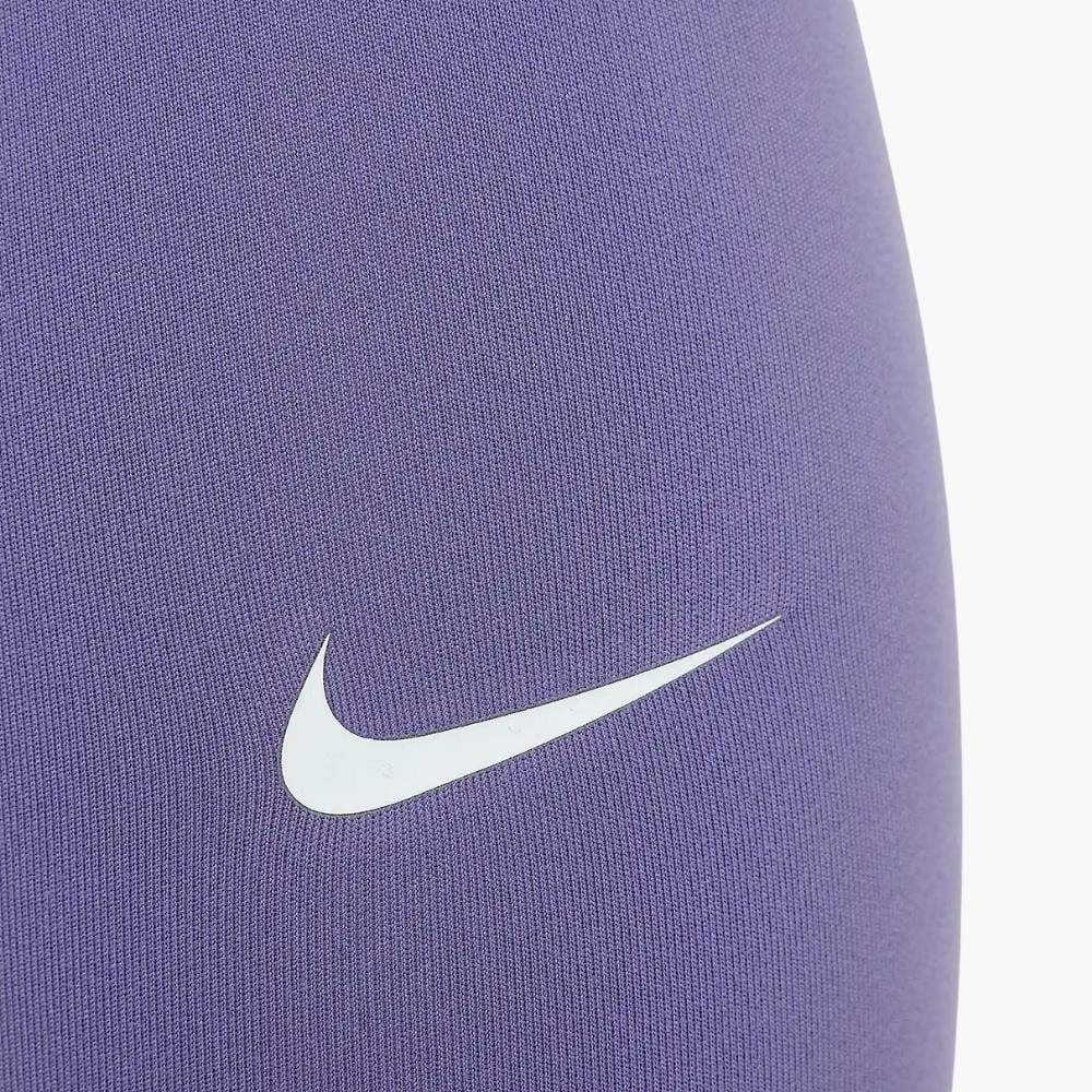 Nike One Dri-FIT Yüksel Bel Genç Kız Taytı - Lila