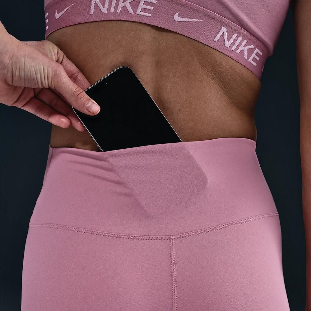 Nike One Women Yüksek Belli Tayt - Pembe