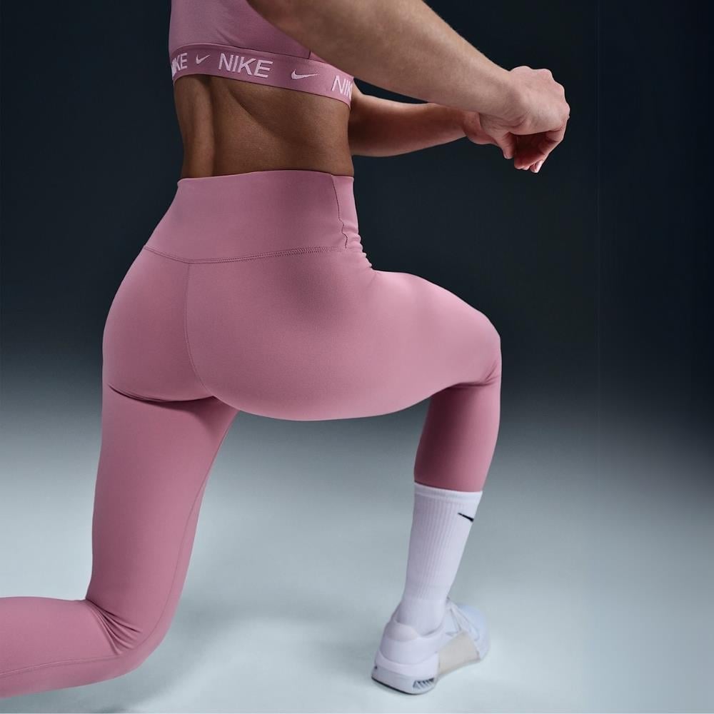 Nike One Women Yüksek Belli Tayt - Pembe