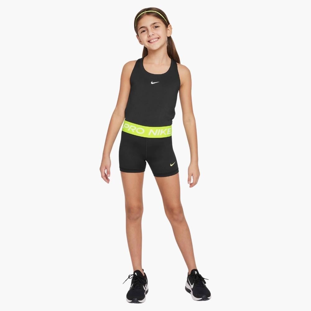 Nike Pro Dri-FIT 3'ü 1 Arada 8 cm Genç Kız Şortu - Siyah