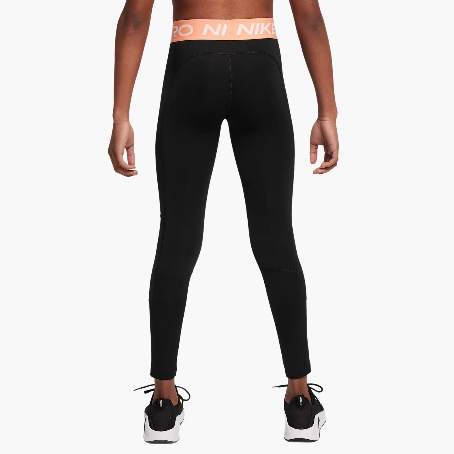 Nike Pro Kız Çocuk Tayt - Siyah