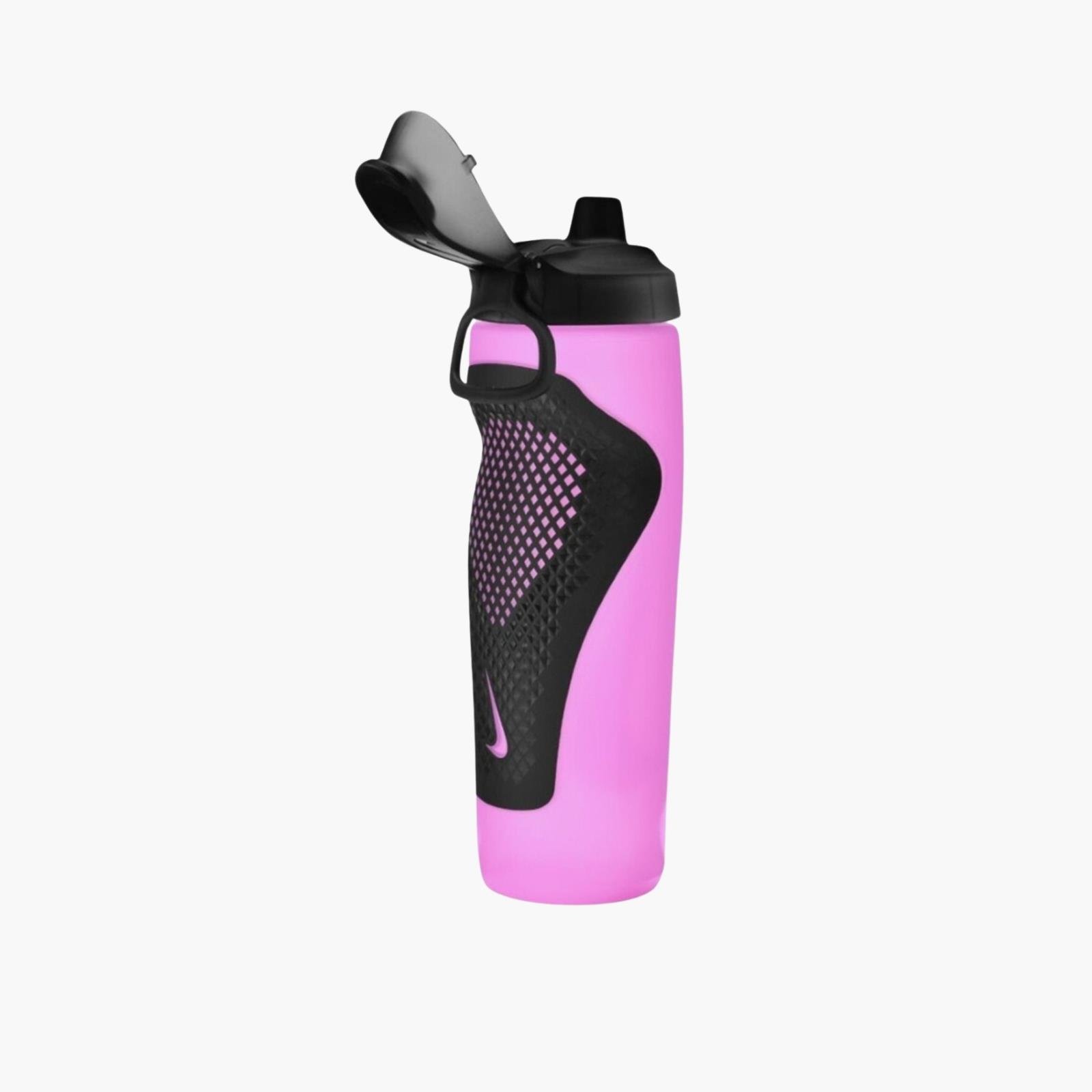 Nike Refuel Bottle Locking Lid 24 Oz (675 ml) Suluk - Pembe