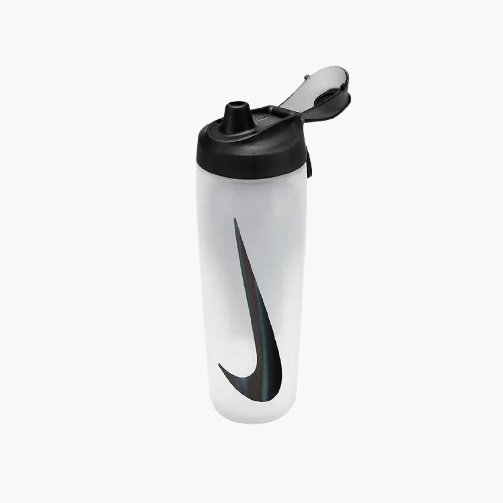 Nike Refuel Bottle Locking Lid 24 Oz (675 ml) Suluk - Beyaz