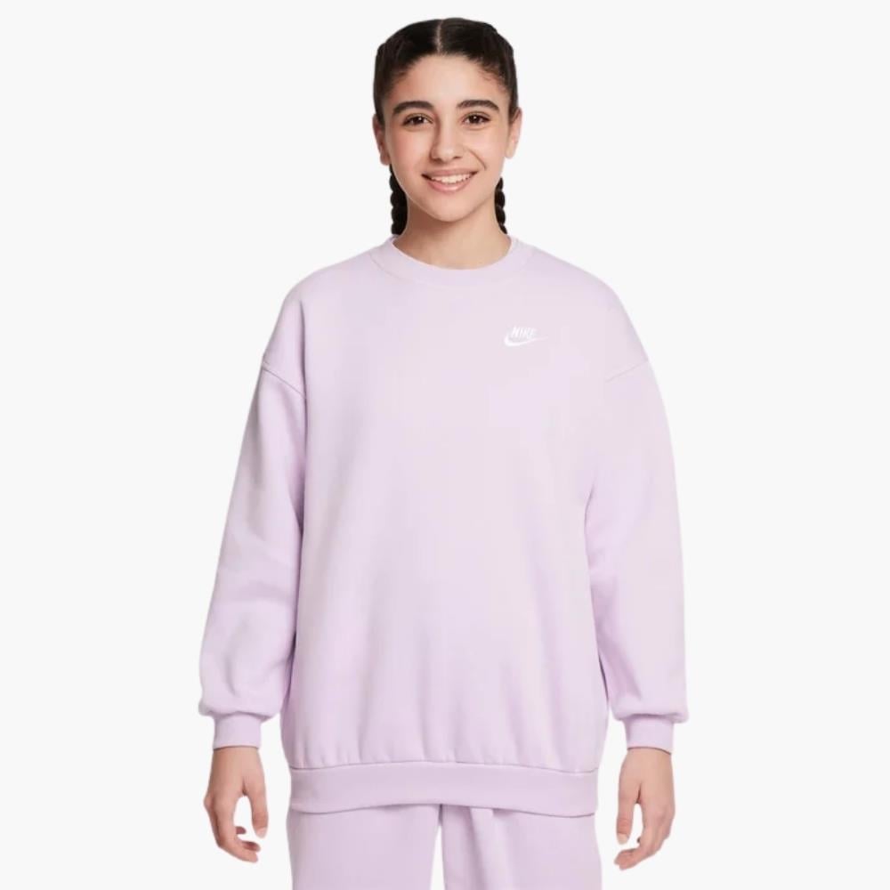 Nike Sportswear Club Fleece Genç Çocuk Sweatshirt - Lila