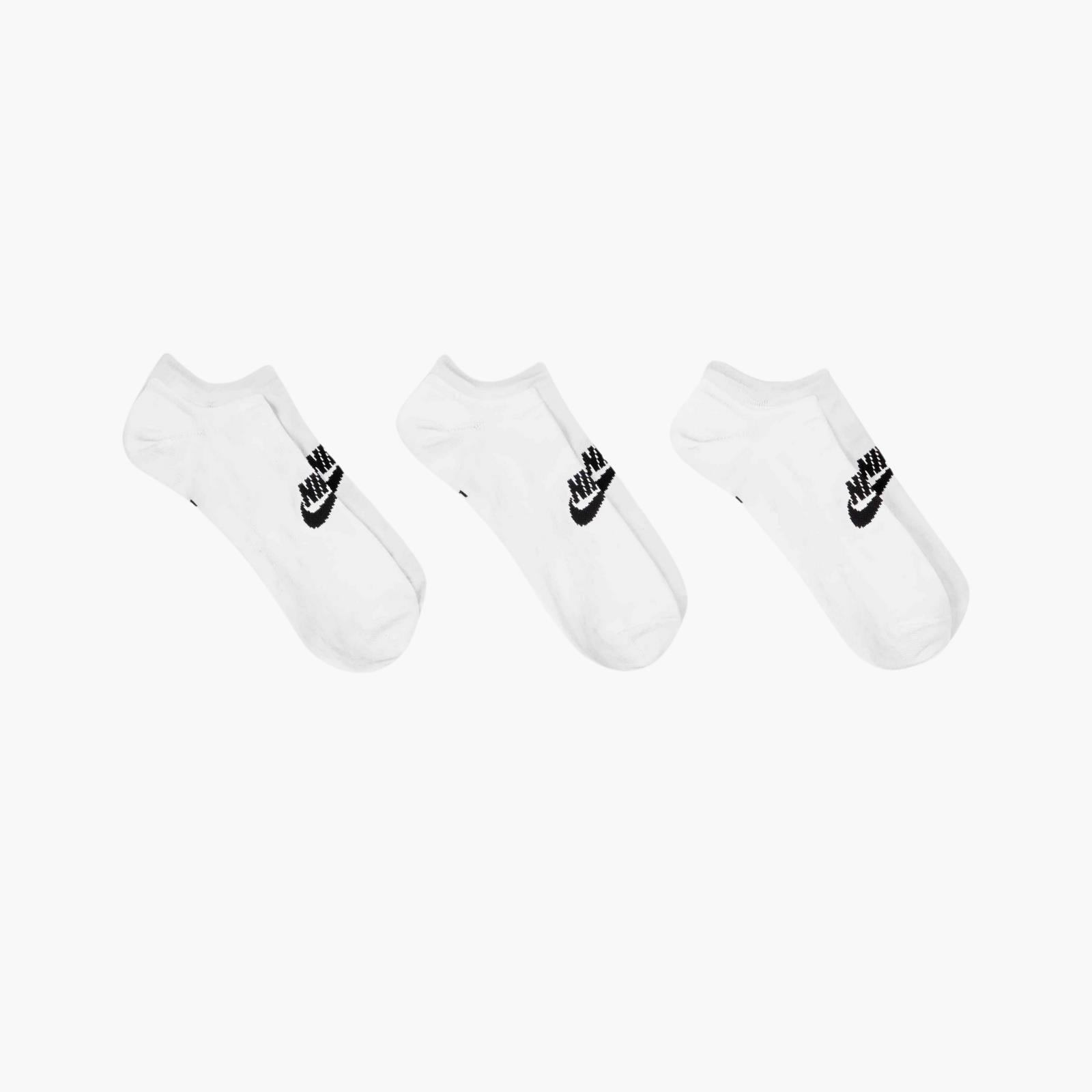 Nike Sportswear Everyday Essential No-Show Unisex 3'lü Çorap