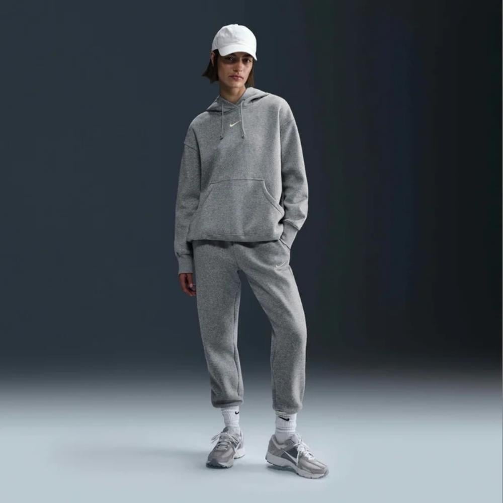 Nike Sportswear Phoenix Oversize Kapüşonlu Sweatshirt - Gri