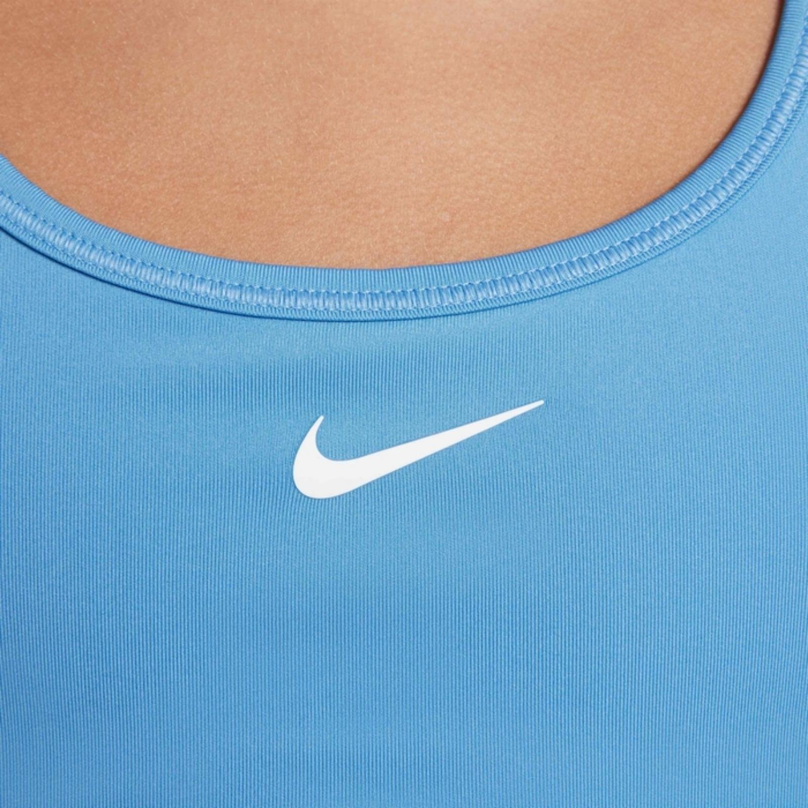Nike Swoosh Genç Kız Spor Sütyeni - Mavi