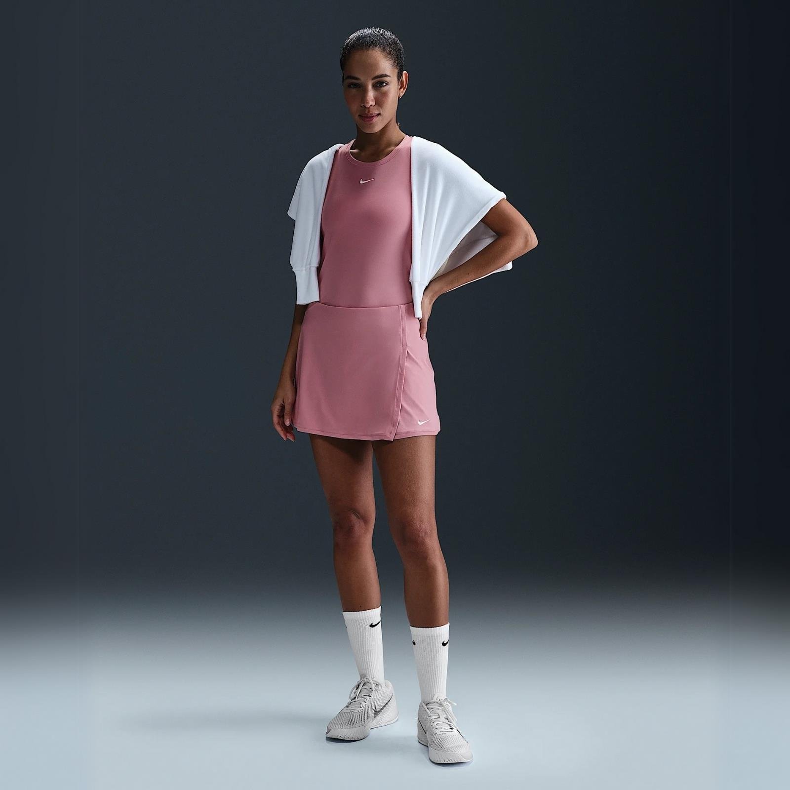 Nike Victory Dri-FIT Düz Tenis Eteği