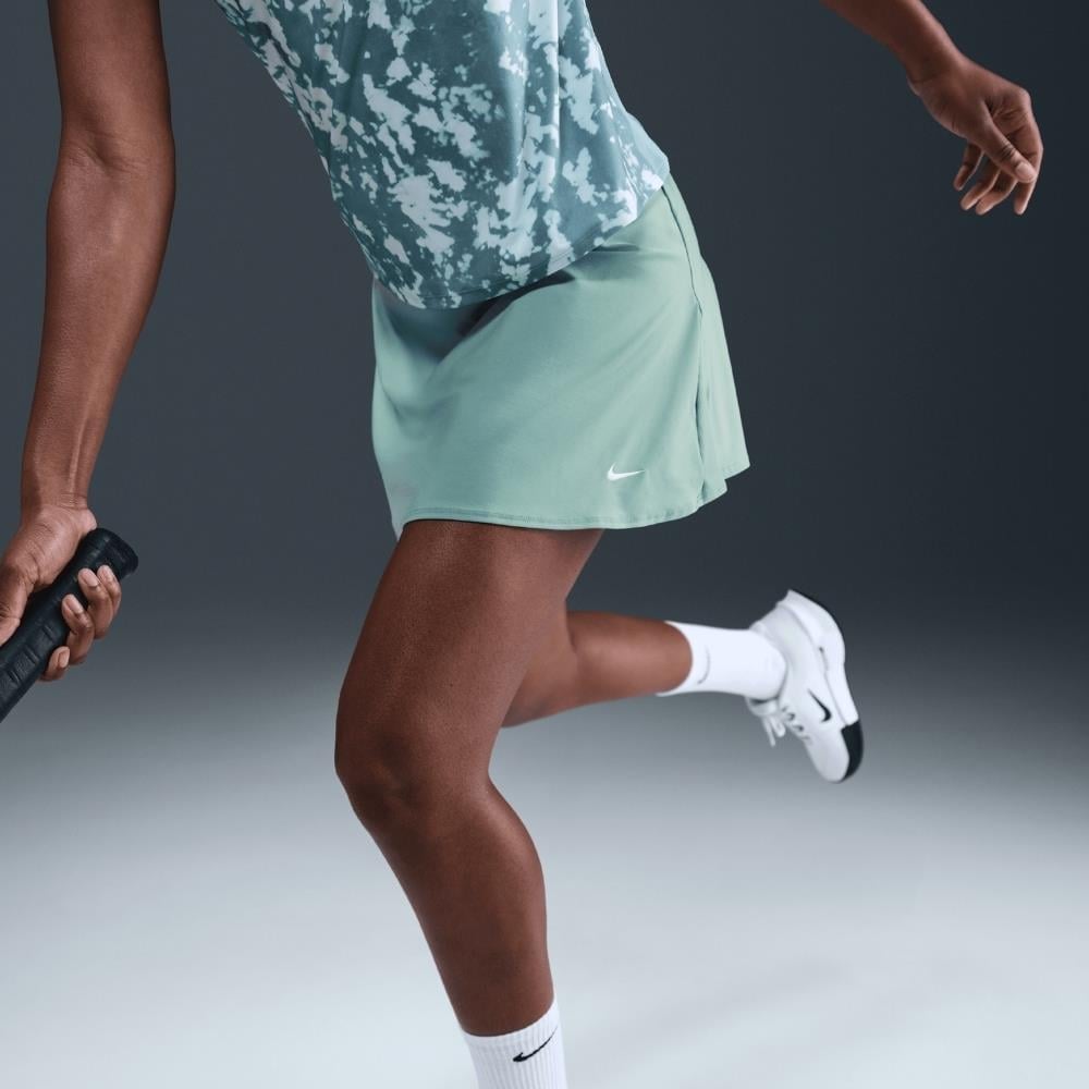 Nike Victory Dri-FIT Fırfırlı Tenis Eteği - Su Yeşili