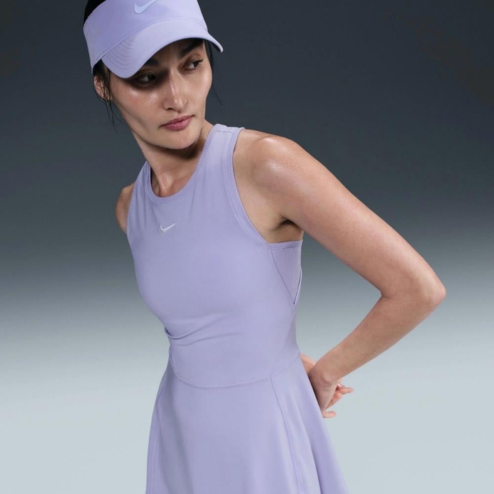 Nike Victory Dri-FIT Kadın Tenis Elbisesi - Lila