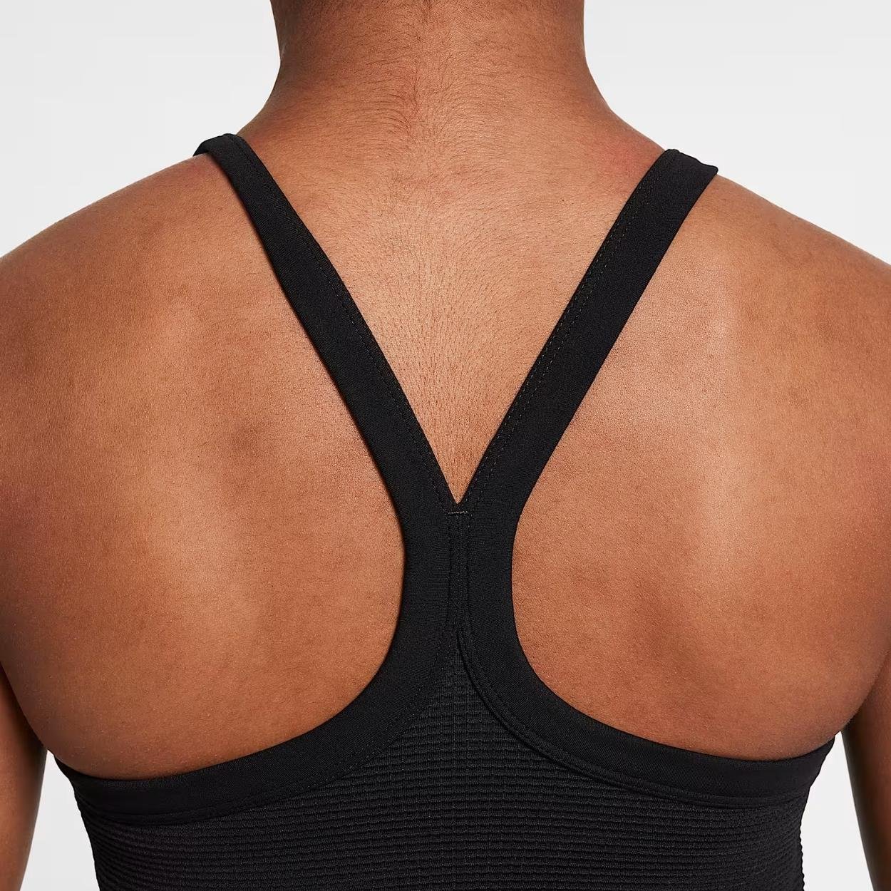 Nike Yüksek Yakalı Genç Kız Atleti - Siyah