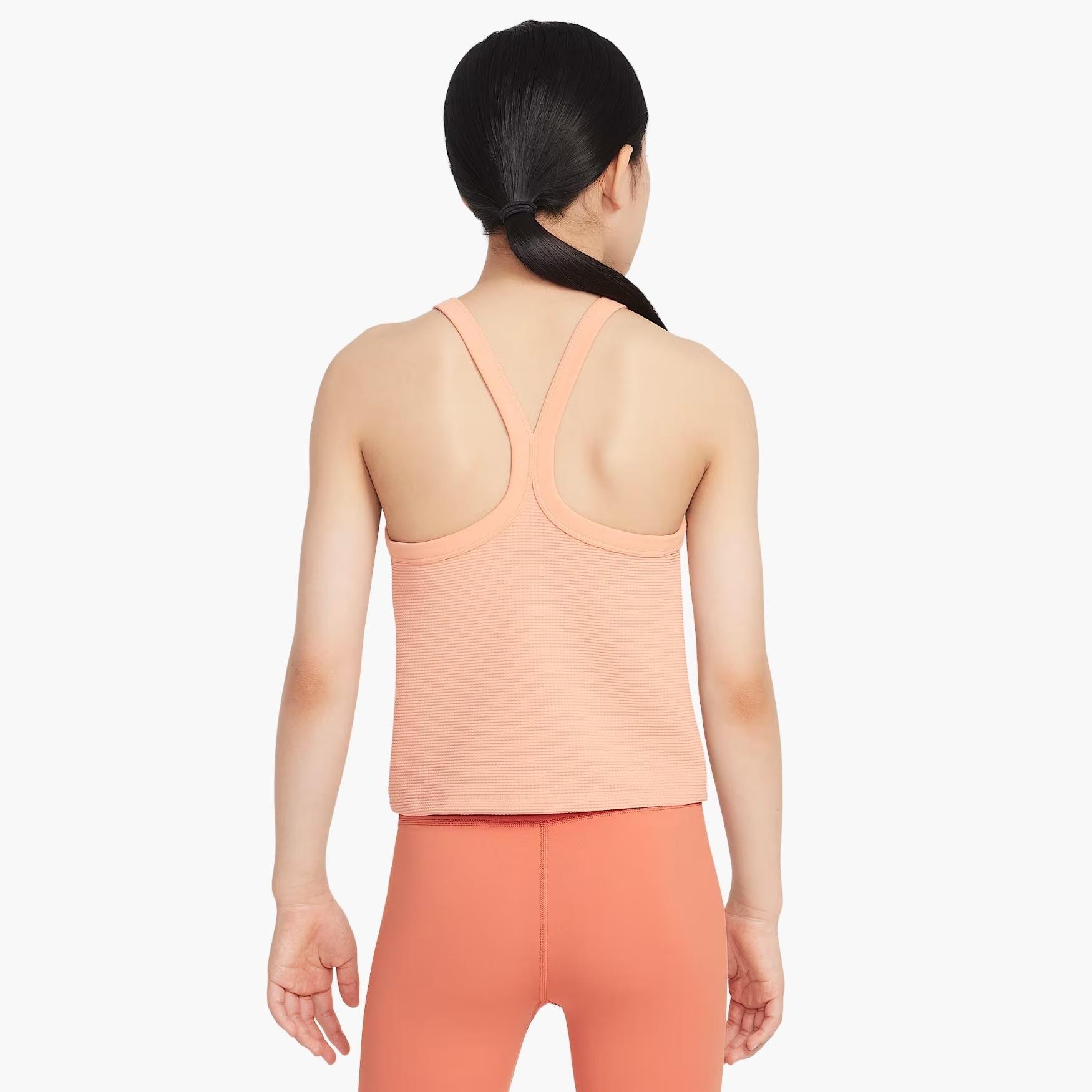 Nike Yüksek Yakalı Genç Kız Atleti - Somon