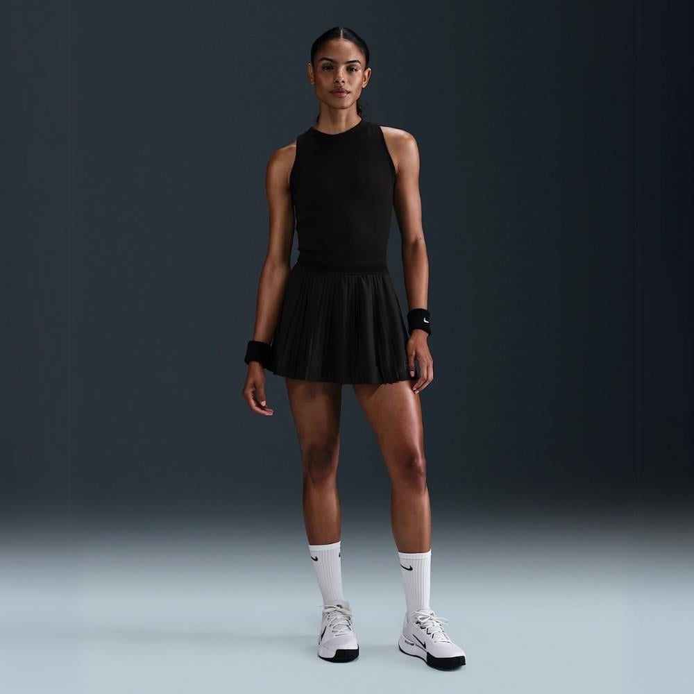 NikeCourt Advantage Dri-FIT Kadın Tenis Atleti - Siyah