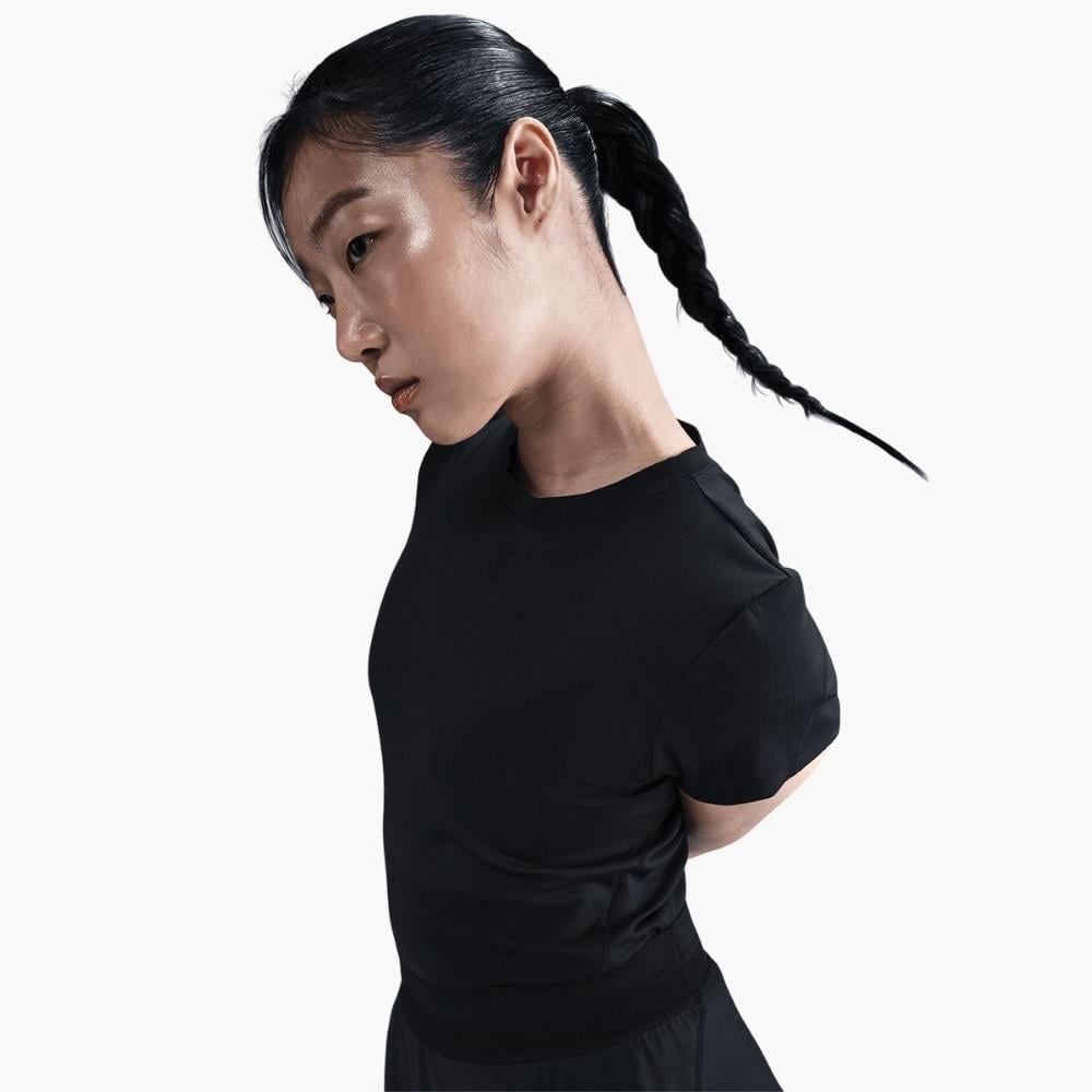 NikeCourt Advantage Dri-FIT Tenis T-Shirt - Siyah