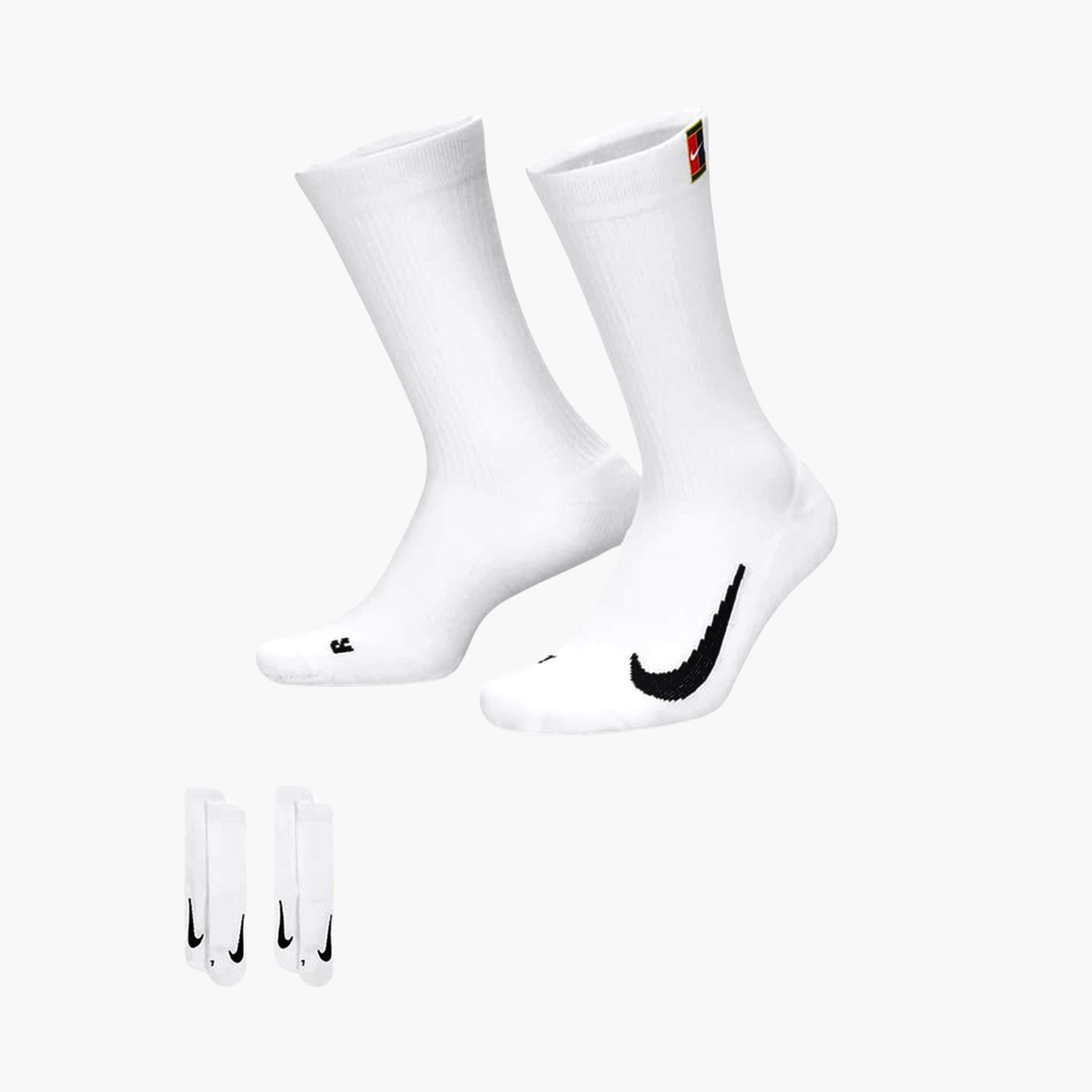 NikeCourt Multiplier Cushioned Çorap 2'li