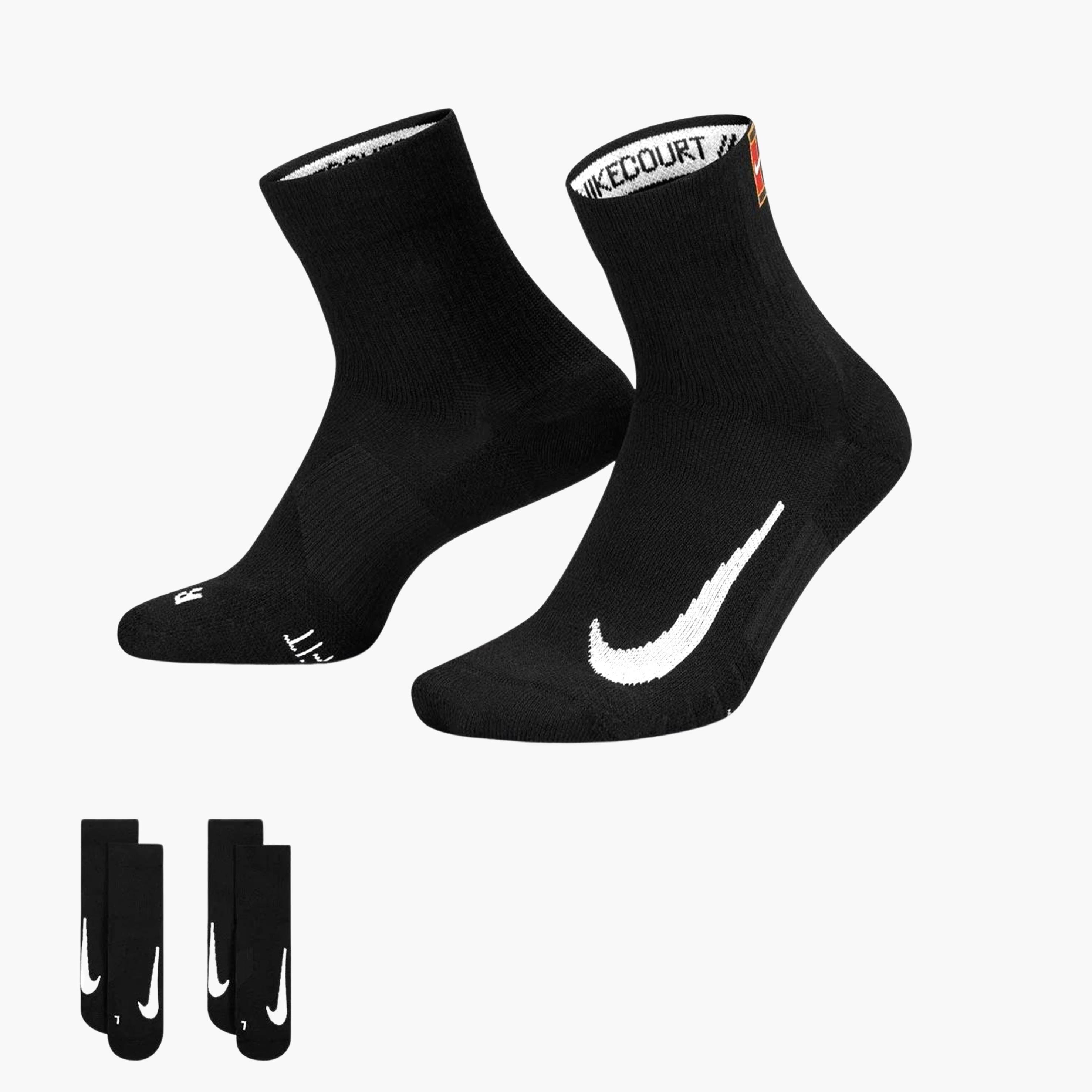 NikeCourt Multiplier Max Çorap 2'li