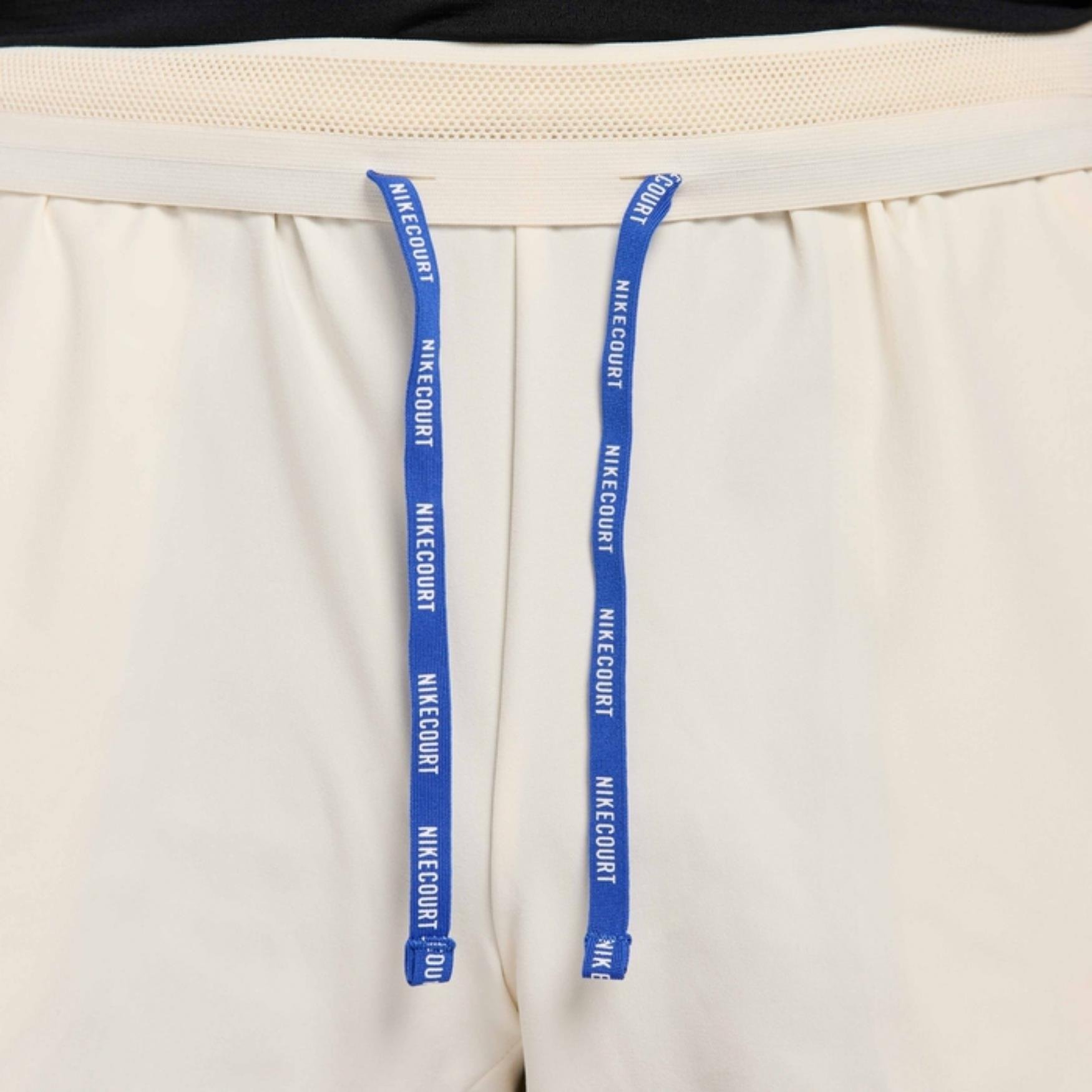 NikeCourt Slam Dri-FIT Erkek Tenis Şortu - Krem