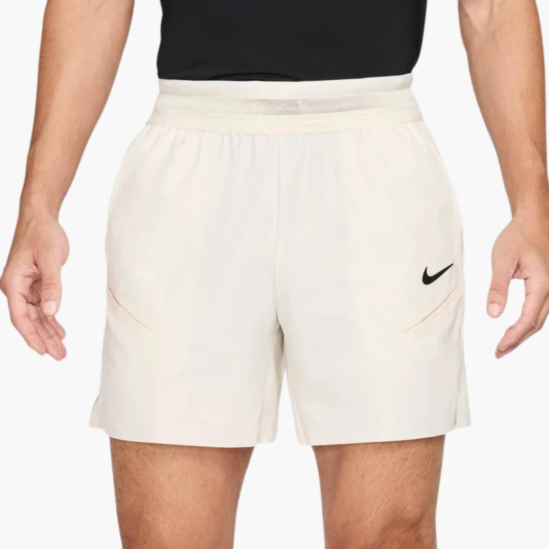 NikeCourt Slam Dri-FIT Erkek Tenis Şortu - Krem