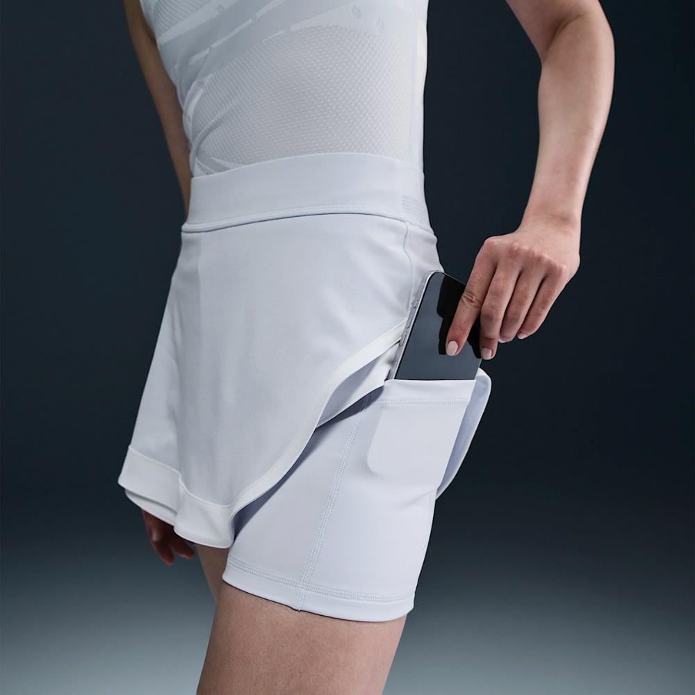 NikeCourt Slam Dri-FIT Şort-Etek - Açık Mavi