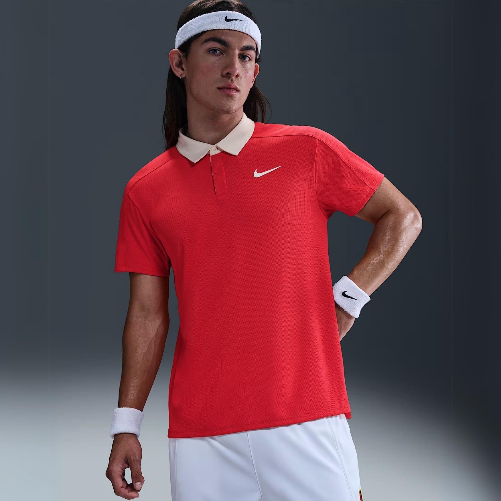 NikeCourt Slam Erkek Dri-FIT ADV Tenis Polo Tişört