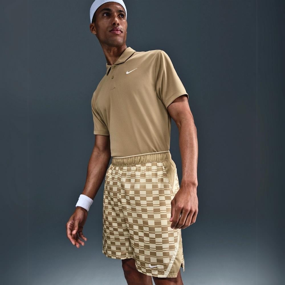 NikeCourt Victory 23 cm Tenis Şortu - Haki