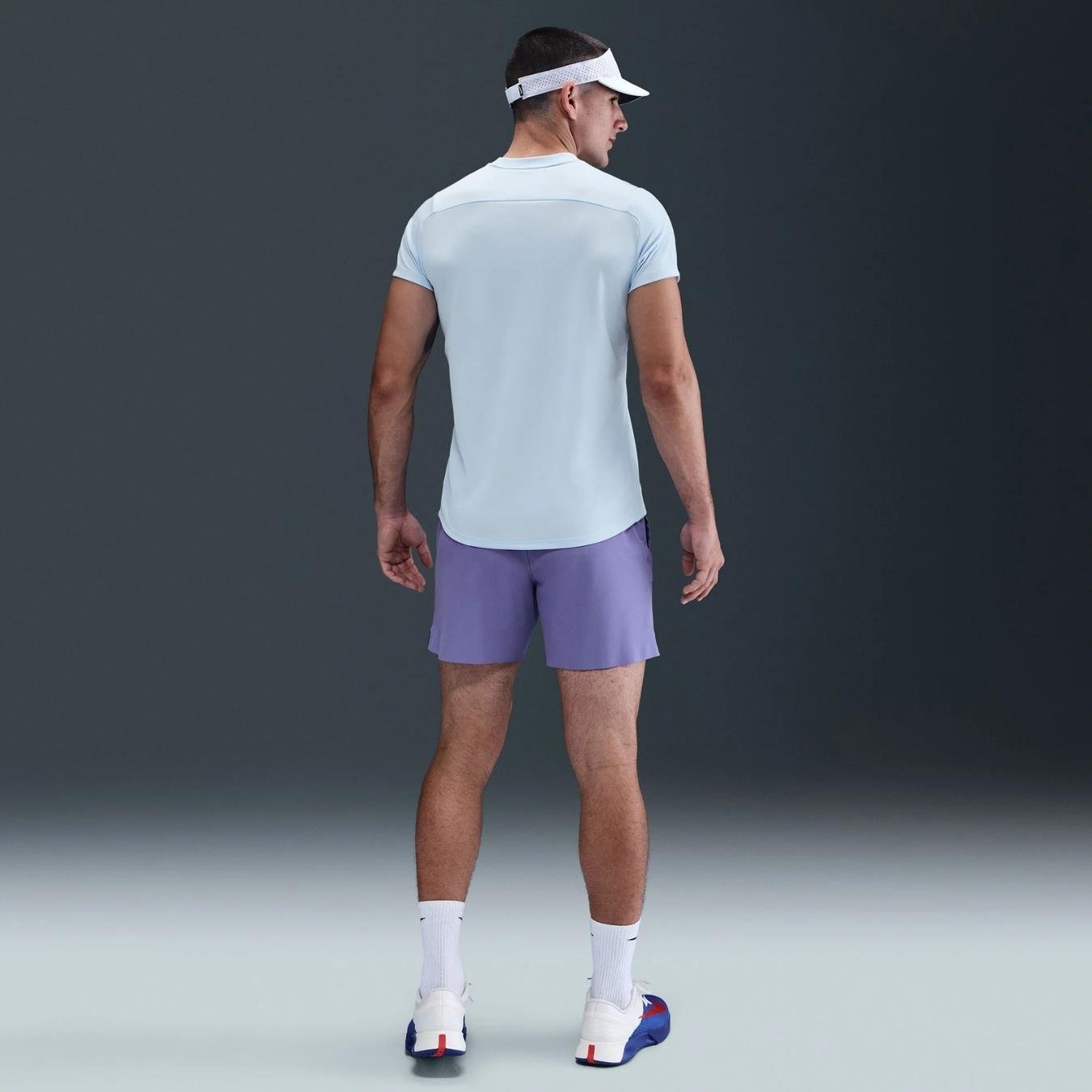 NikeCourt Victory Dri-FIT Tenis T-Shirt -Buz Mavisi