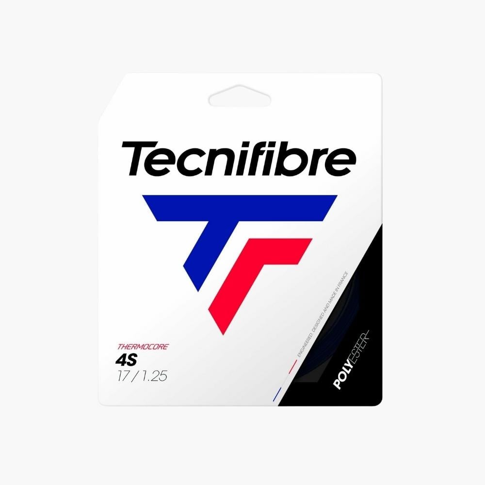 Tecnifibre 4S 17/1.25 Tekli Kordaj - Siyah