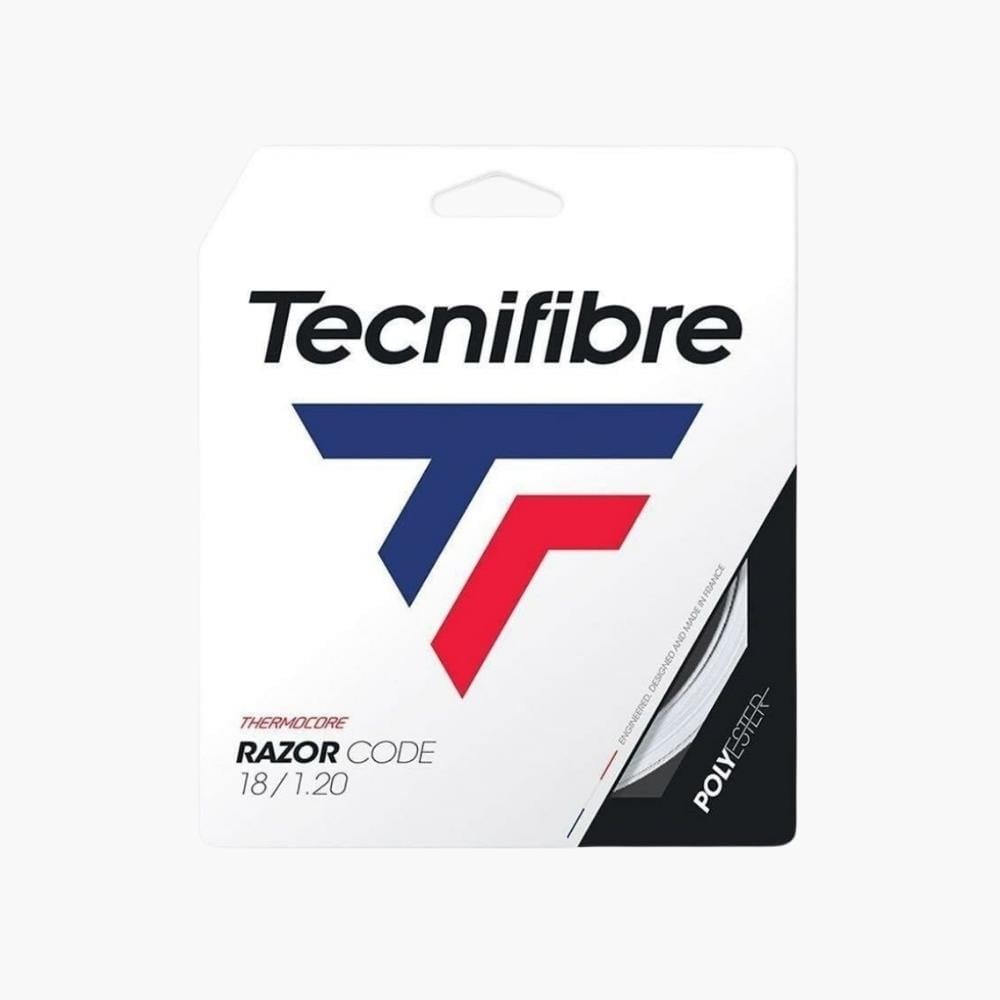 Tecnifibre Razor Code 18/1.20 Tekli Kordaj - Beyaz