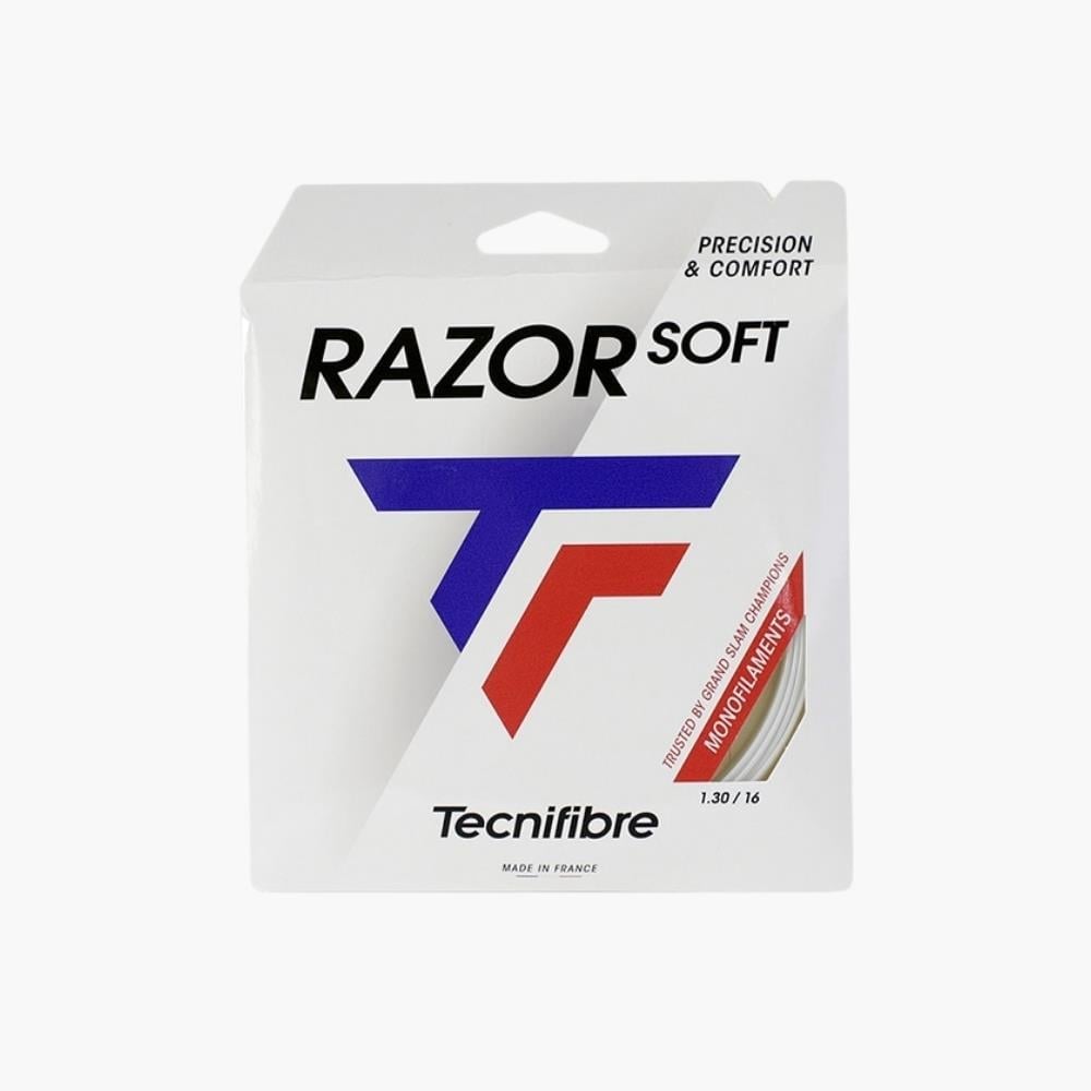 Tecnifibre Razor Soft 16/1.30 Tekli Kordaj - Beyaz