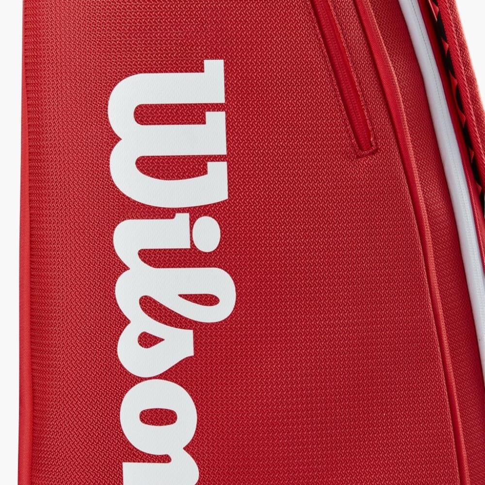 Wilson Super Tour 15'li Raket Çantası - Kırmızı