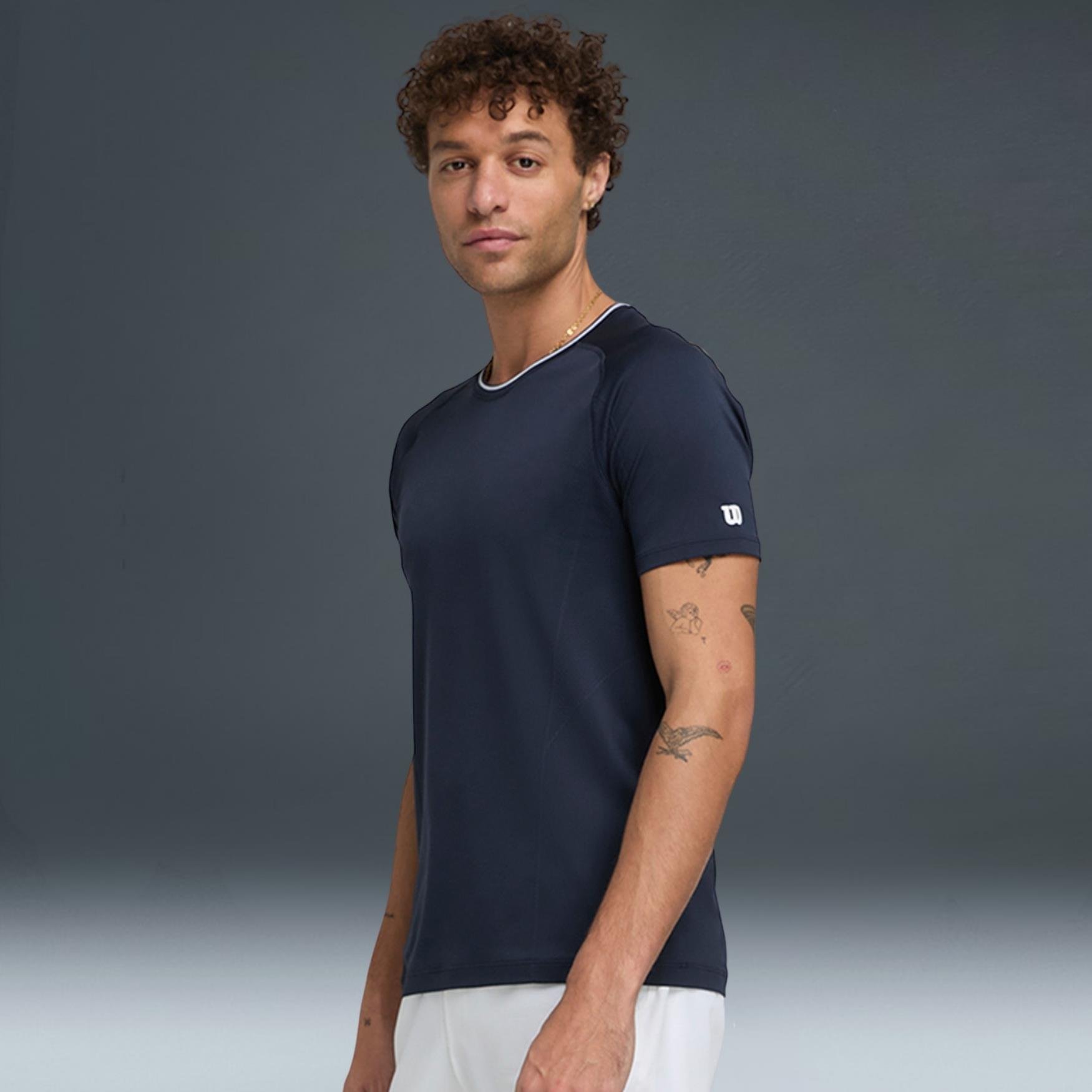 Wilson Team Crew Dikişsiz Tenis T-Shirt