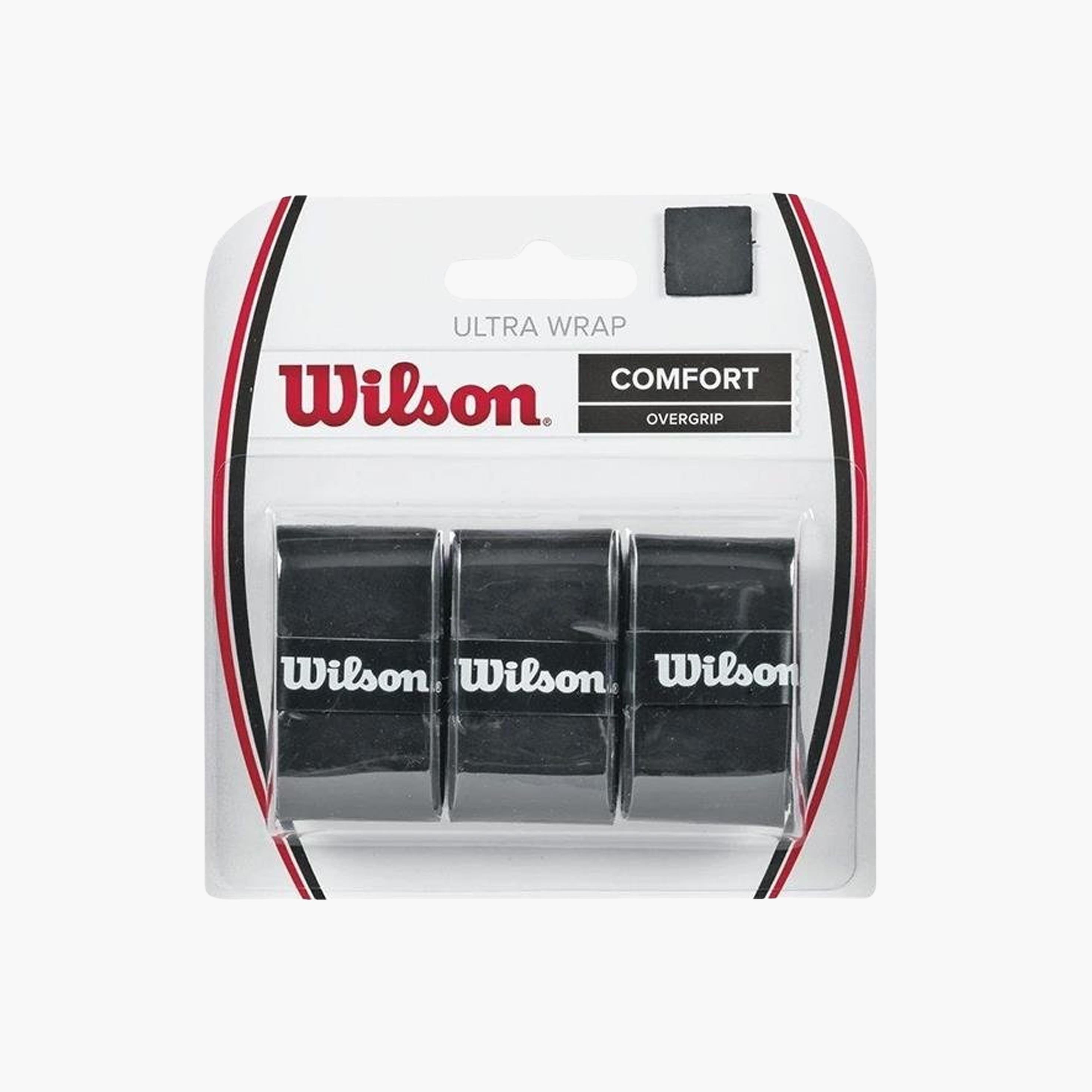 Wilson Ultra Wrap Overgrip 3'lü - Siyah