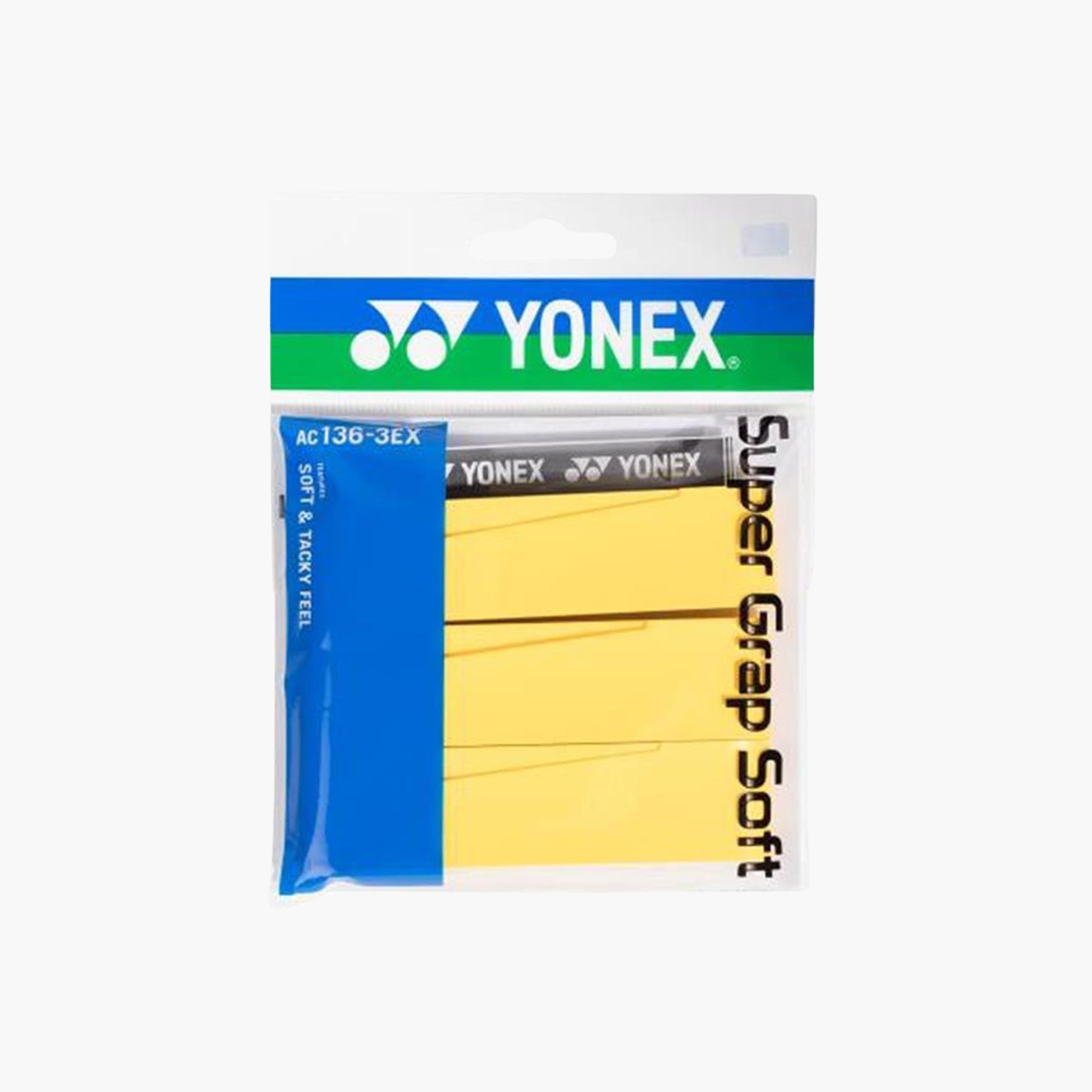 Yonex Süper Grap Soft 3'lü - Sarı