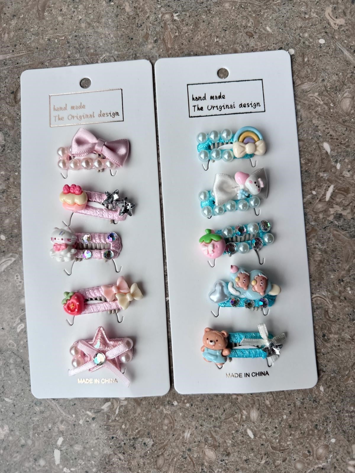 Saçsız bebek için set toka