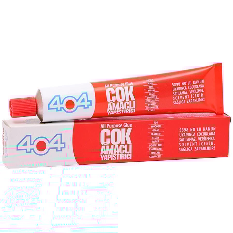 404 Çok Amaçlı yapıştırıcı 92gr.solventli  