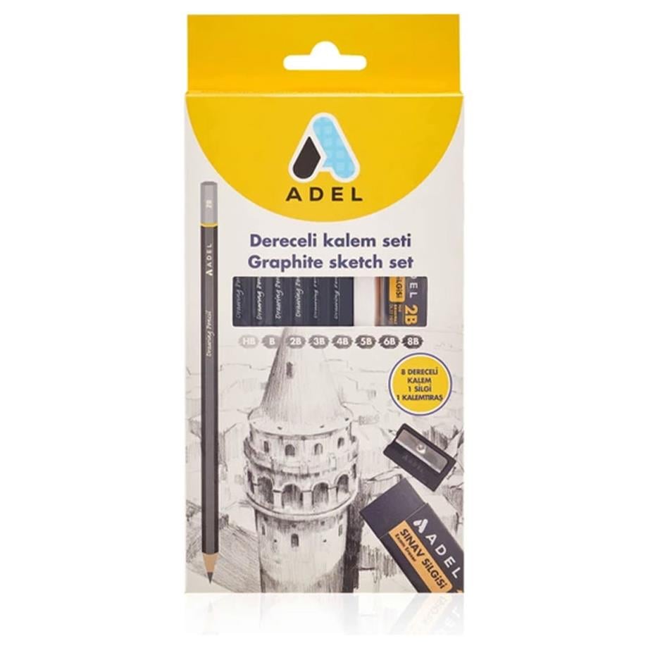 Adel Dereceli Kalem Seti 8li 2165000082