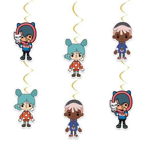 Asmalı tavan sarkıt süsü TOCA BOCA 6LI          