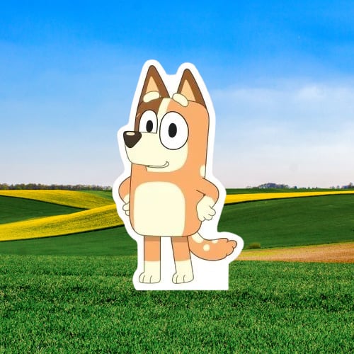 Ayaklı pano Bluey Bingo Ayaklı Pano 35 cm Turuncu